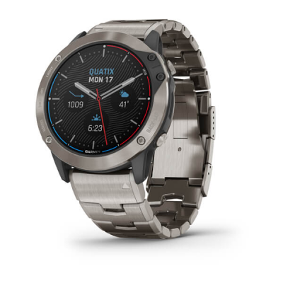 ساعة جارمن GARMIN QUATIX 6X SOLAR, TITANIUM W/TI BAND,GPS,EMEA ساعة جارمن GARMIN QUATIX 6X SOLAR, TITANIUM W/TI BAND,GPS,EMEA