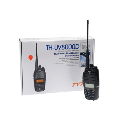 جهاز لاسلكي TYT UV-8000D المطور 10 واط - بطارية Type-C جهاز لاسلكي TYT UV-8000D المطور 10 واط - بطارية Type-C
