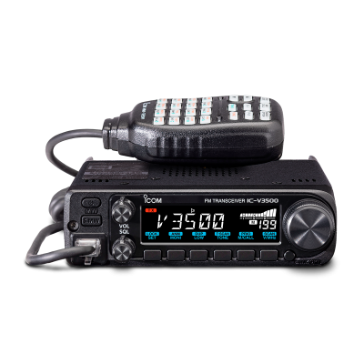 جهاز لاسلكي أيكوم ثابت سيارة شاشة سوداء Icom IC-V3500 بقوة 65 واط بعيد المدى جهاز لاسلكي أيكوم ثابت سيارة شاشة سوداء Icom IC-V3500 بقوة 65 واط بعيد المدى