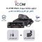 جهاز أيكوم IC-2730E Black Edition الإصدار الأسود مع أريل وقاعدة فاس تايواني