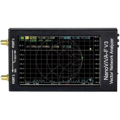 NANO VNA-F V3 محلل الشبكات المتجهي المحمول (1 ميجاهرتز – 6 جيجاهرتز، 801 نقطة مسح) NANO VNA-F V3 محلل الشبكات المتجهي المحمول (1 ميجاهرتز – 6 جيجاهرتز، 801 نقطة مسح)