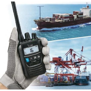 ايكوم لاسلكي بحري يدوي مصرح من هيئة الاتصالات  ICOM IC-M85 VHF MARINE