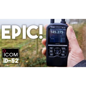  ICOM ID-52E VHF/UHF DIGITAL TRANSCEIVER.