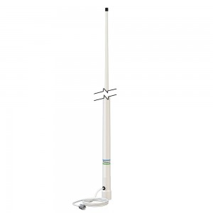 أنتل جهاز تتبع القوارب مع القاعدة  Shakespeare Heavy Duty Fibreglass 3dB VHF Antenna - 1.2m