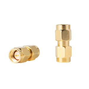 موصل SMA ذكر إلى SMA ذكر ذهبي
