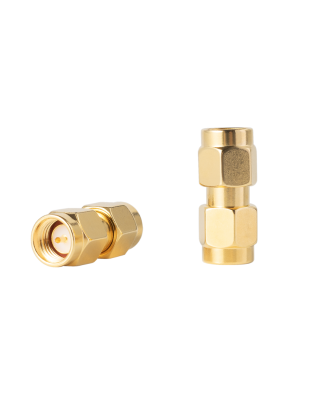 موصل SMA ذكر إلى SMA ذكر ذهبي