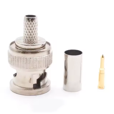 موصل BNC ذكر لـ RG-58 (نوع التركيب) موصل BNC ذكر لـ RG-58 (نوع التركيب)