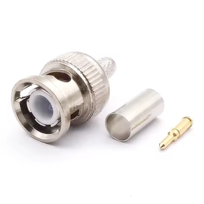 موصل BNC ذكر لـ RG-58 (نوع التركيب) موصل BNC ذكر لـ RG-58 (نوع التركيب)