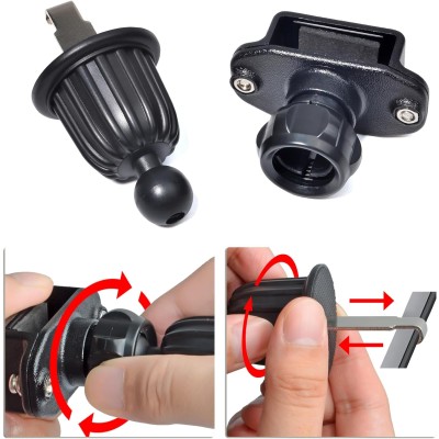 حامل هاتف للسيارة مع مشبك حزام وفتحة التهوية