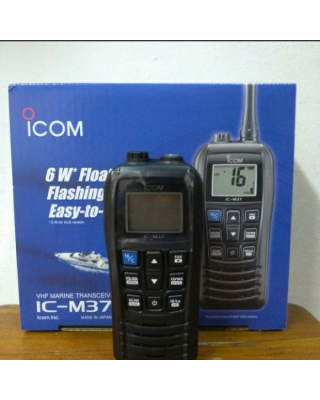 ايكوم لاسلكي بحري يدوي مصرح من هيئة الاتصالات ICOM IC-M37E VHF MARINE