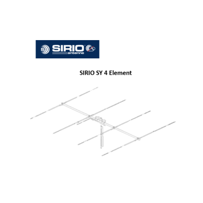 هوائي محطة قاعدة SIRIO SY رباعي العناصر Yagi قابل للضبط بتردد 26.5–30 ميجاهرتز هوائي محطة قاعدة SIRIO SY رباعي العناصر Yagi قابل للضبط بتردد 26.5–30 ميجاهرتز