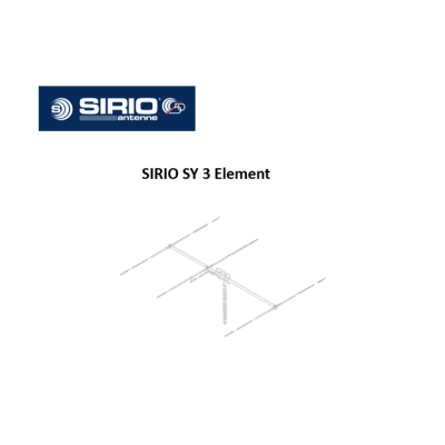هوائي ياجي SIRIO SY ثلاثي العناصر، قابل للضبط بتردد 26.5–30 ميجاهرتز هوائي ياجي SIRIO SY ثلاثي العناصر، قابل للضبط بتردد 26.5–30 ميجاهرتز