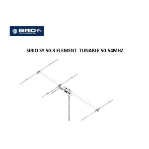 SIRIO SY 50-3 3ELEMENT TUNABLE 50-54MHZ SIRIO SY 50-3 3ELEMENT TUNABLE 50-54MHZ