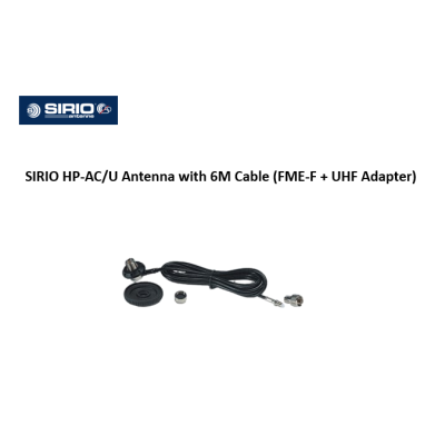كابل SIRIO HP-AC/U + 6M RG58 (محول FME-F + UHF) كابل SIRIO HP-AC/U + 6M RG58 (محول FME-F + UHF)