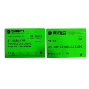 هوائي ياجي SIRIO SY ثلاثي العناصر، قابل للضبط بتردد 26.5–30 ميجاهرتز