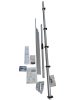 هوائي Sirio WY 140-6N ياغي بـ6 عناصر – محطة VHF 140–160 ميجاهرتز