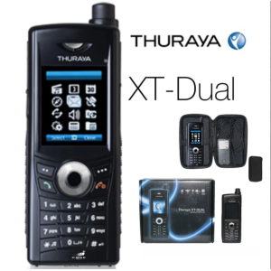 THURAYA XT-DUAL SATELLITE PHONE WITH SIM CARD