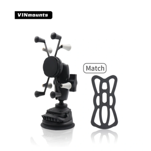 حامل هاتف السيارة المرن 2 في 1 من VIN Mounts مع قبضة X-Grip