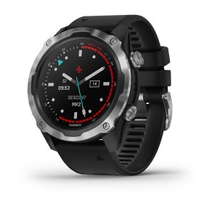 GARMIN Descent™ Mk2 Stainless Steel with Black Band