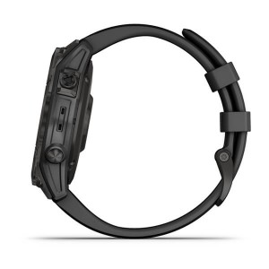 GARMIN fēnix® 7 – Sapphire Solar Edition Black DLC Titanium with Black Band