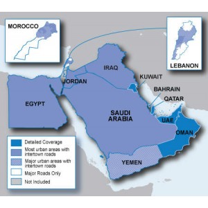 خريطة الشرق الأوسط إصدار 2023