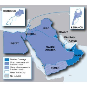 خريطة الشرق الأوسط إصدار 2024