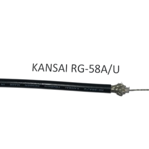  كابل KANSAI RG-58 A/U متحد المحور – كابل ترددات 50 أوم (METER)