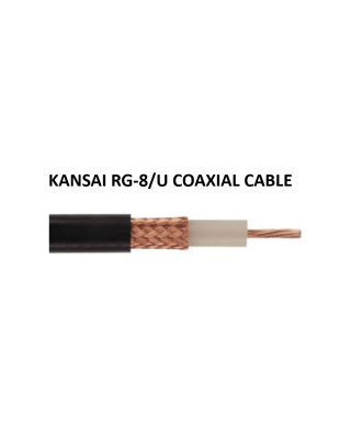 كابل KANSAI RG-8/U متحد المحور – كابل RF عالي الأداء 50 أوم